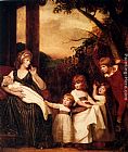 Portrait Of Charlotte Bosanquet With Her Five Elder Children